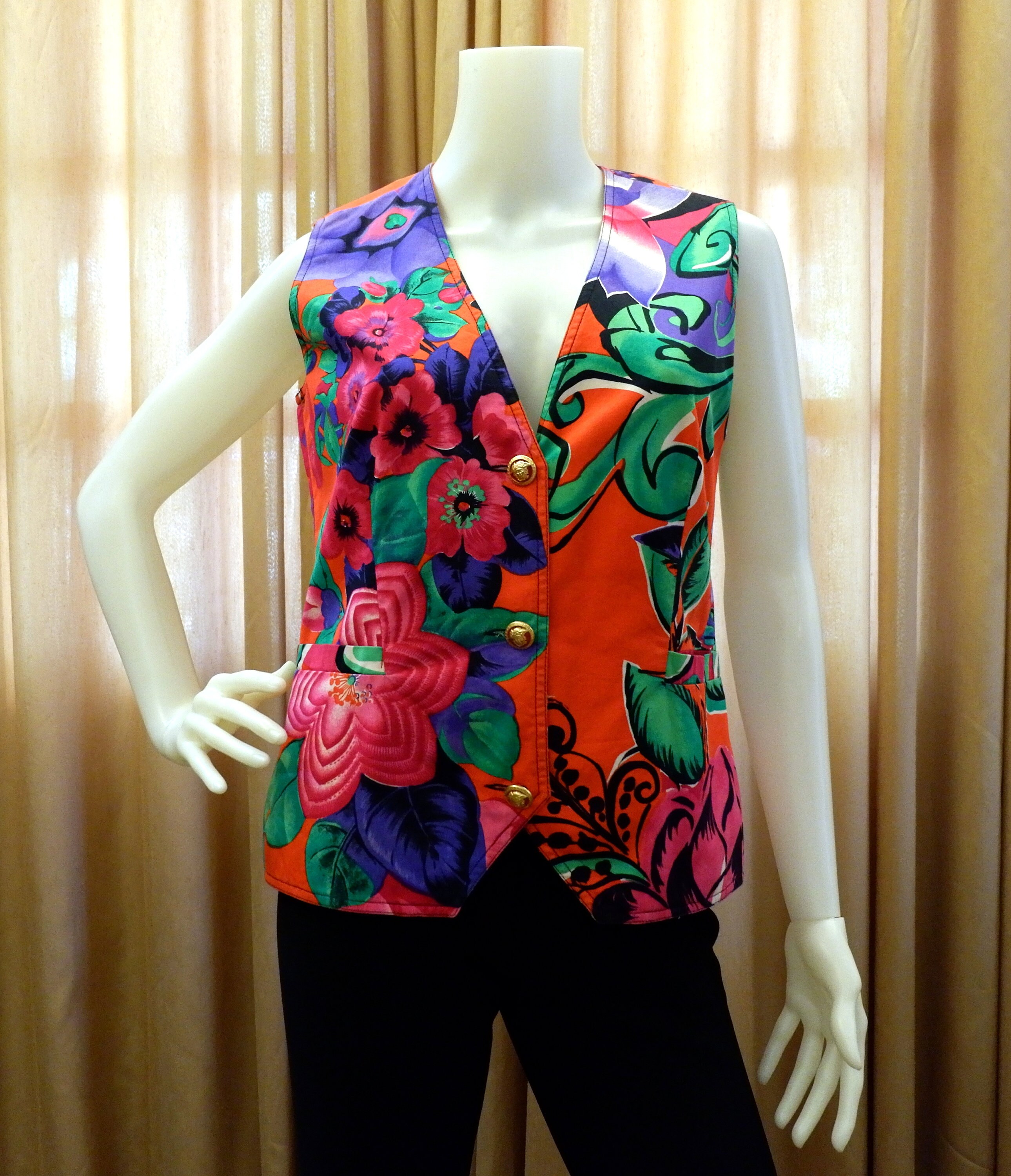 Vintage versace best sale vest