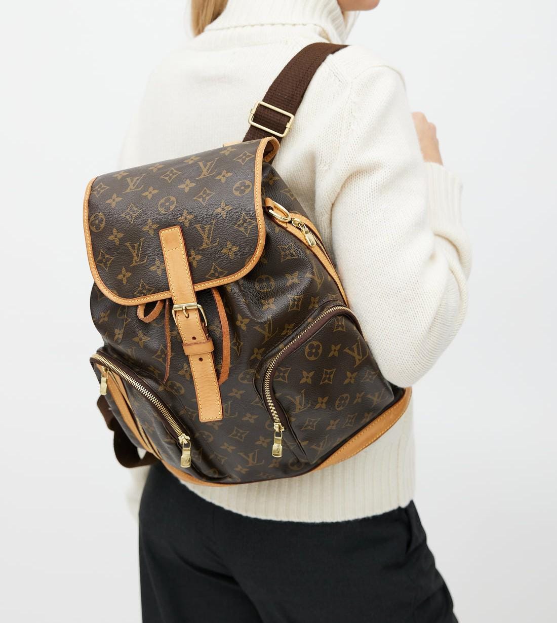 china mini lady backpack Fashion Small Bag Multilayer Fashion Women's Backpack Chinese Style Flower  Pattern Girl School Bag Roman Wide Strap Shoulder Bag (Black): Buy Online  at Best Price in UAE
