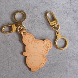 Key Ring/chain Accessory With Swiveling Clip Gold or Nickel Finishes Choose  Clip Style LV Key Accessory 