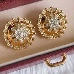 Vintage Nina Ricci Gold Plated Earrings