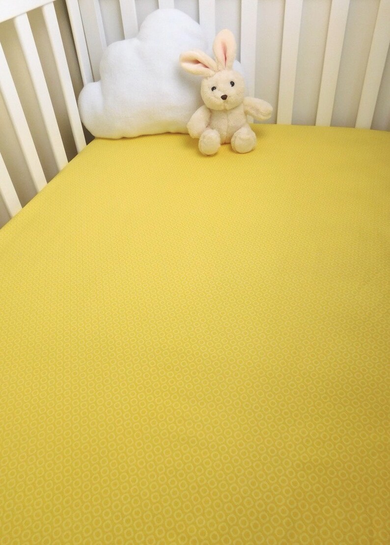 yellow nursery bedding