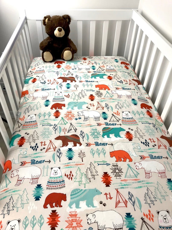 tribal baby boy bedding