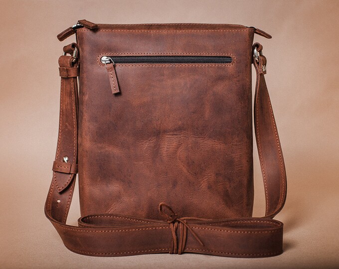 Leather Bag Messenger Bag Mens Leather Bag Shoulder Bag Etsy
