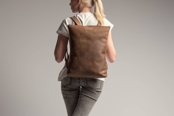 Leather Backpack Women Leather Backpack 