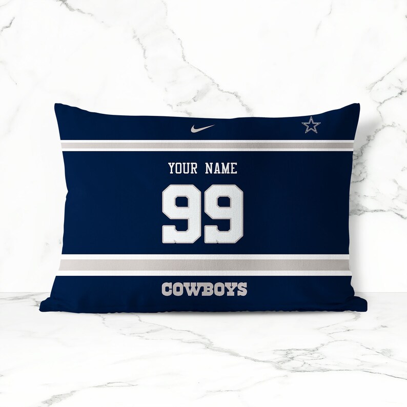 Personalized Dallas Cowboys Football Custom Pillow Case With Etsy