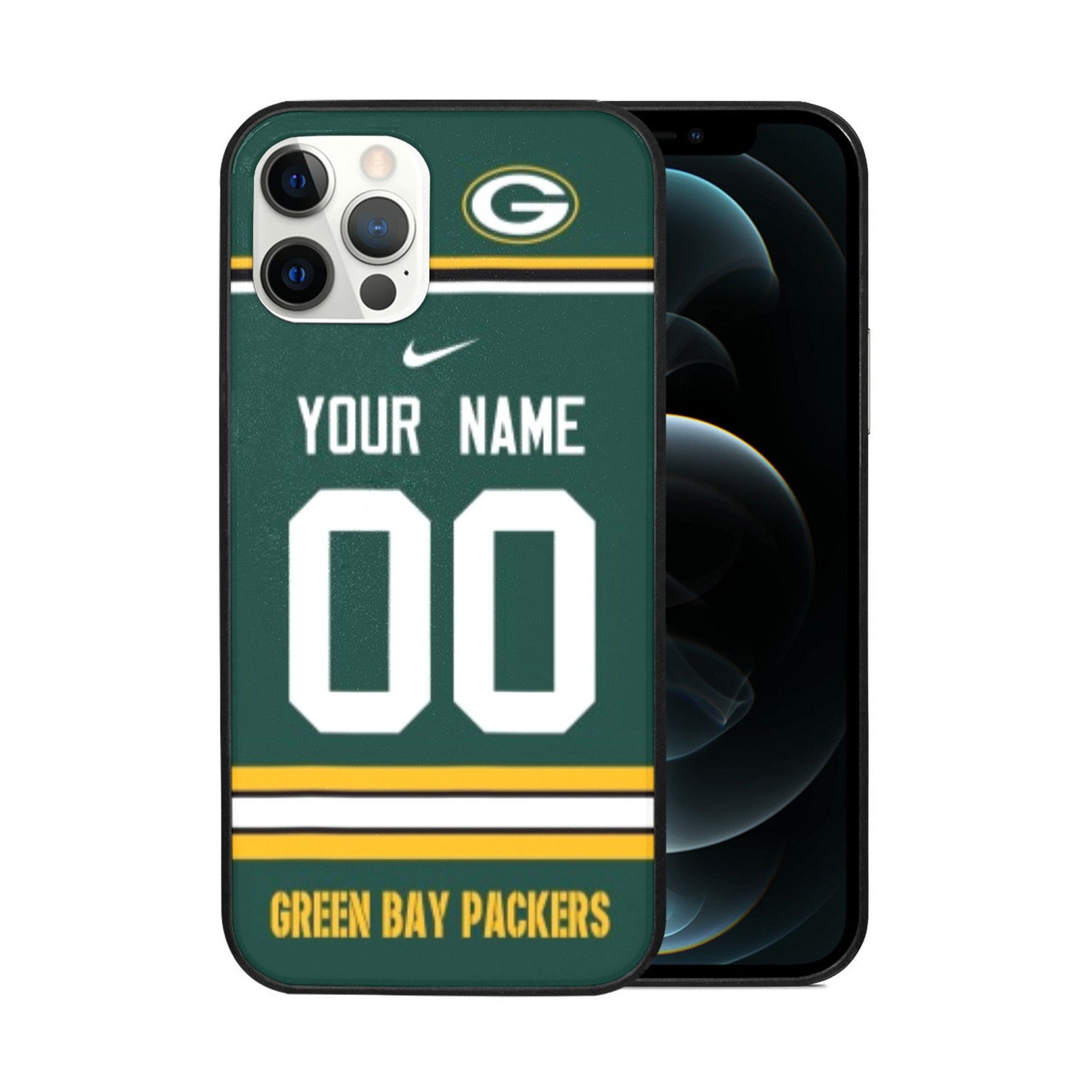 Personalized Gift Green Bay Packers Football iPhone Case