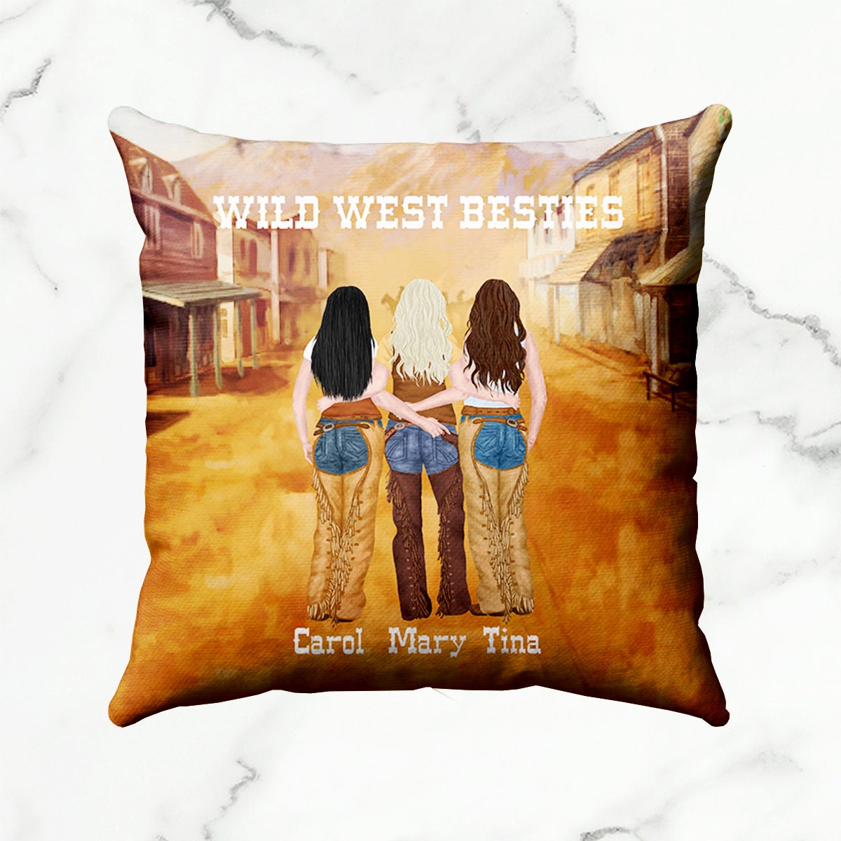 Boots & Bandana Western Accent Pillow - 20 x 20 – Wild West Living