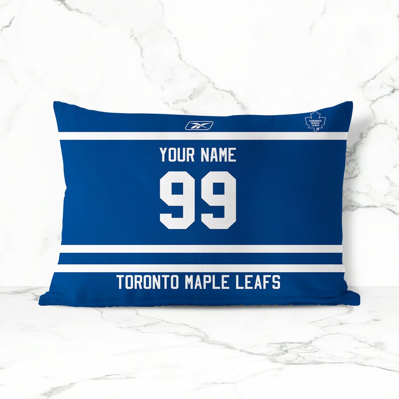 Custom Personalized Toronto Maple Leafs Hockey Pillow Case Etsy