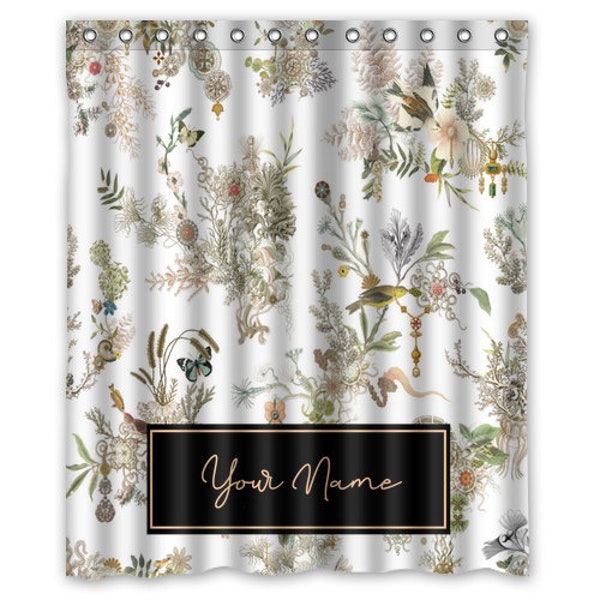 Quote Shower Curtain Etsy