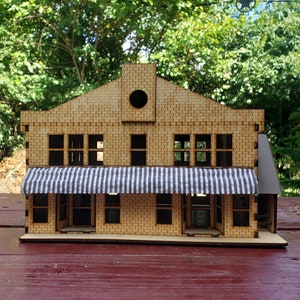 O Scale General Store - Model railroad train kit building