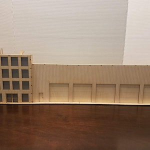 O Scale Warehouse Flat Kit Model Railroad Train Building On30 Scale