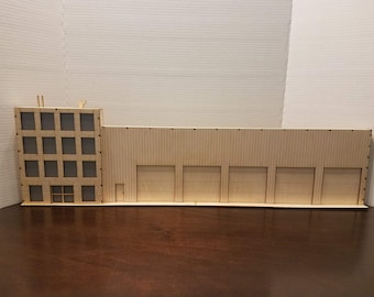 Scale O Model Train Kit O Scale Warehouse Factory Kit Model Railroad Train Building | Etsy