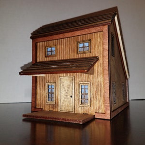 O Scale House Kit Model Railroad Train Building