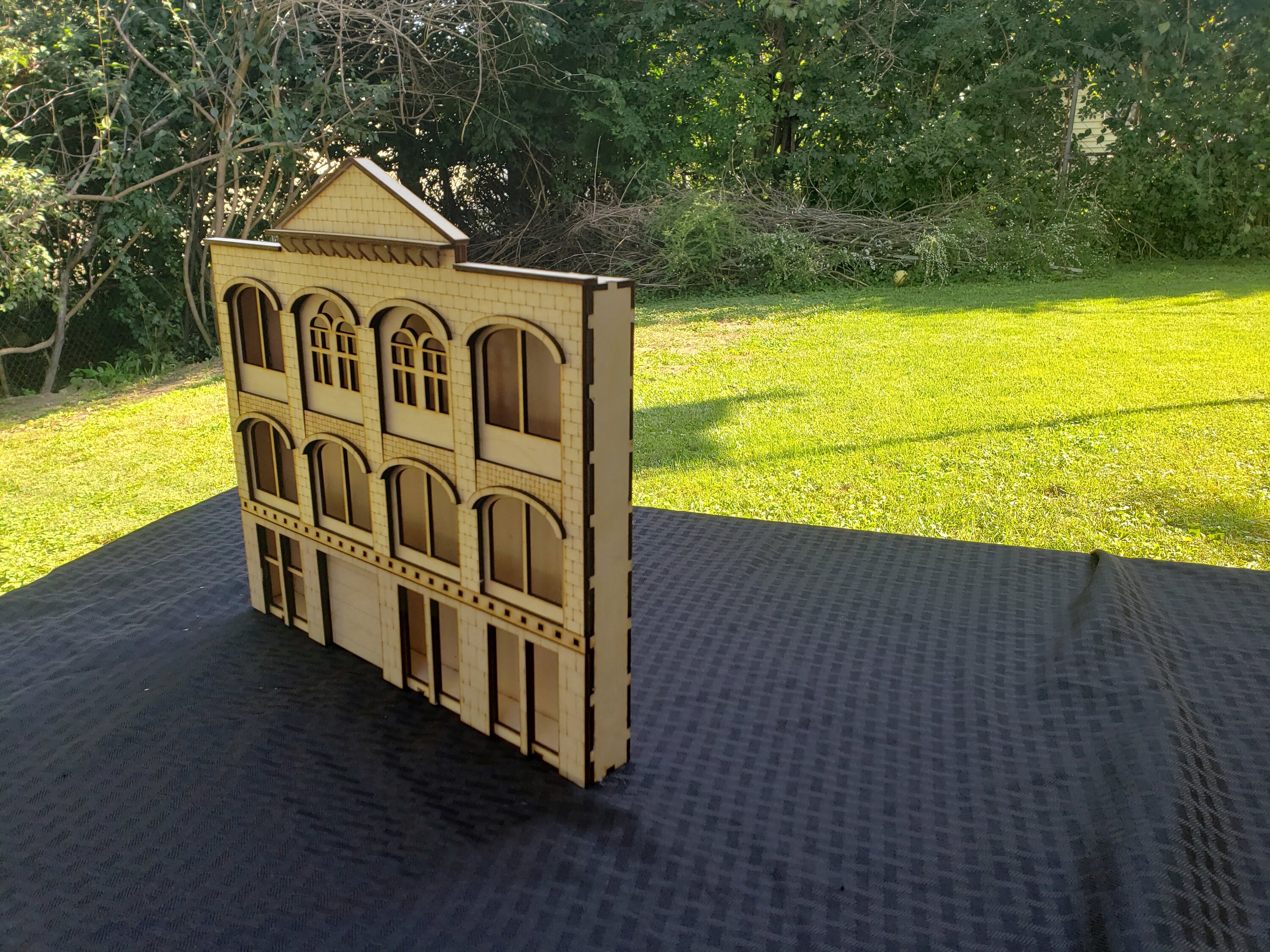 Scale O Model Train Kit O Scale Factory Flat - Model Railroad Train Kit Building - Etsy