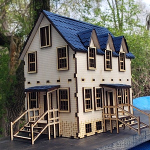 O Scale House Kit Model Railroad Train Building On30 Scale