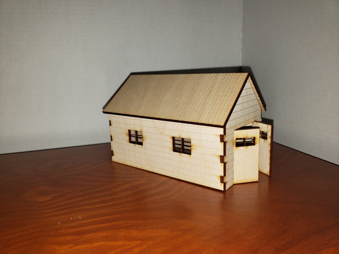 Scale O Model Train Kit O Scale Garage - Model Railroad Train Kit Building - Etsy