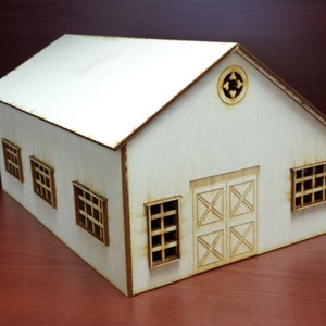 O Scale Workshop Store Kit Model Railroad Train Building