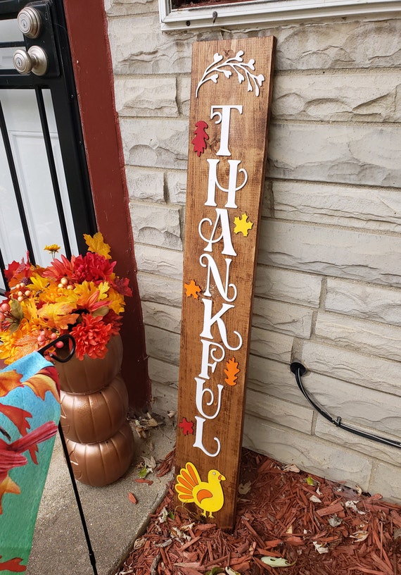 Thankful Porch Sign | Etsy