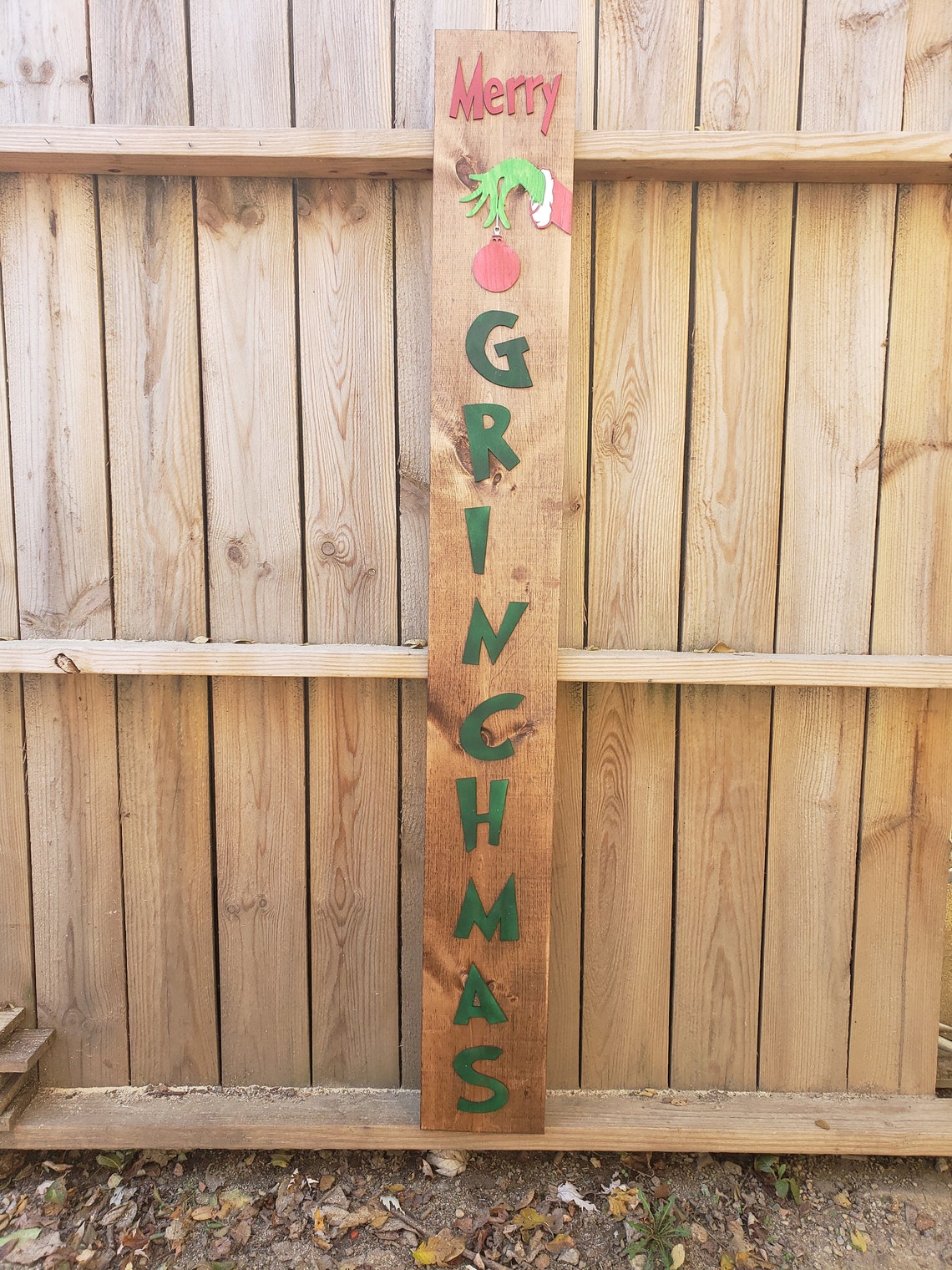 Merry Grinchmas Porch Sign  Etsy
