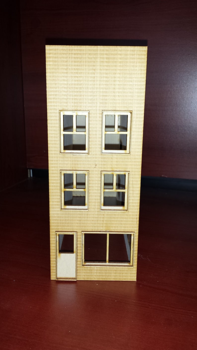 O Scale House Kit Model Railroad Train Building On30 Scale Etsy