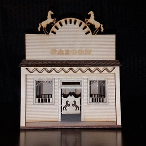 O Scale Saloon Kit Model Railroad Train Building