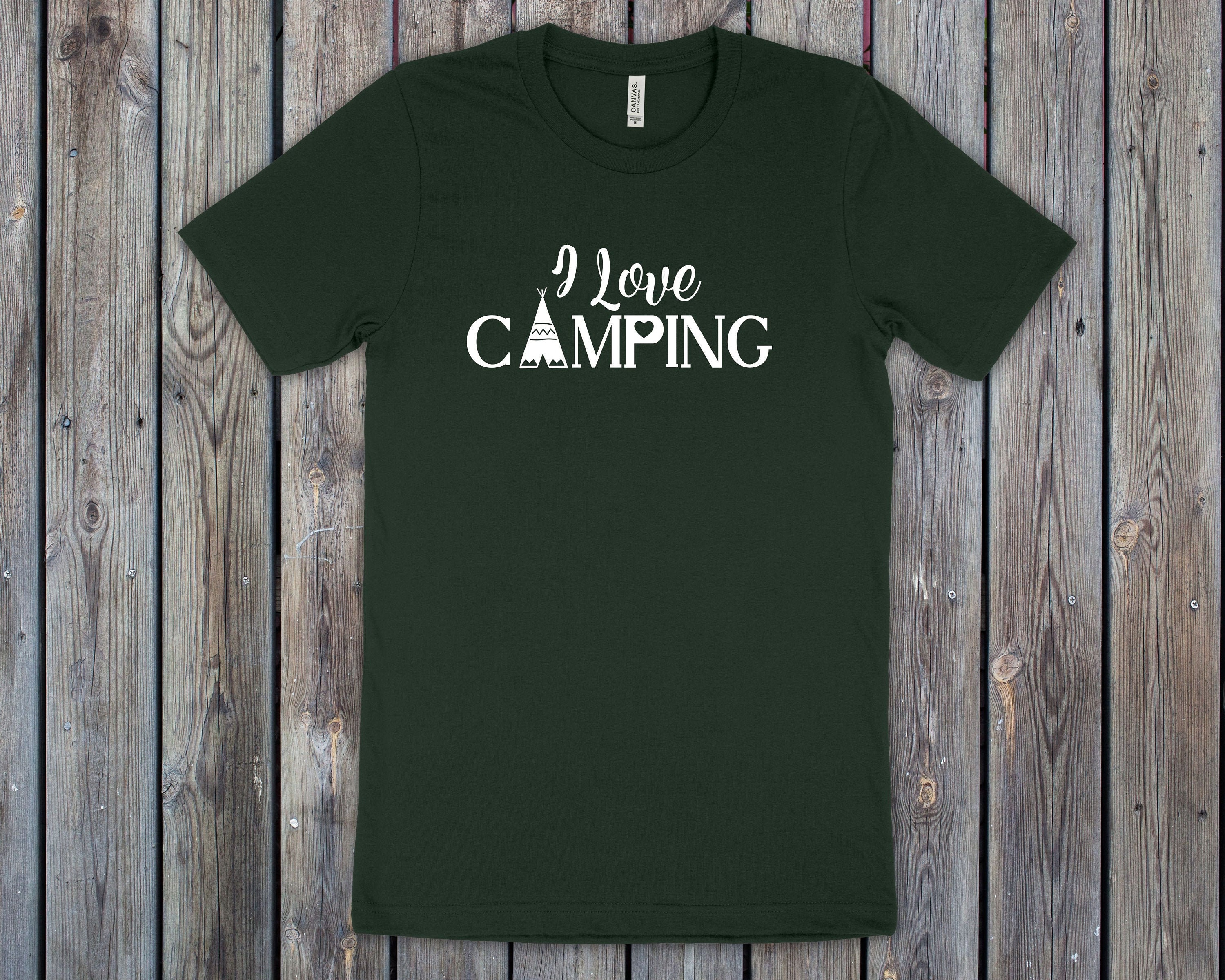 I Love Camping T-shirt | Etsy Australia