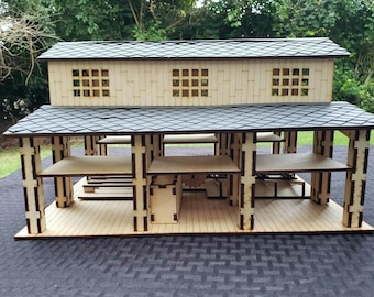 O Scale Sawmill - Model railroad train kit building
