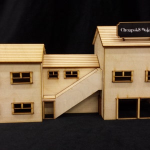 O Scale Factory Kit Model Railroad Train Building On30 Scale
