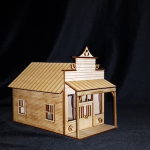 O Scale Store House Warehouse Saloon Kit Model Railroad Train Building On30 Scale