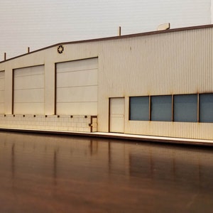 O Scale Warehouse Flat Kit Model Railroad Train Building On30 Scale