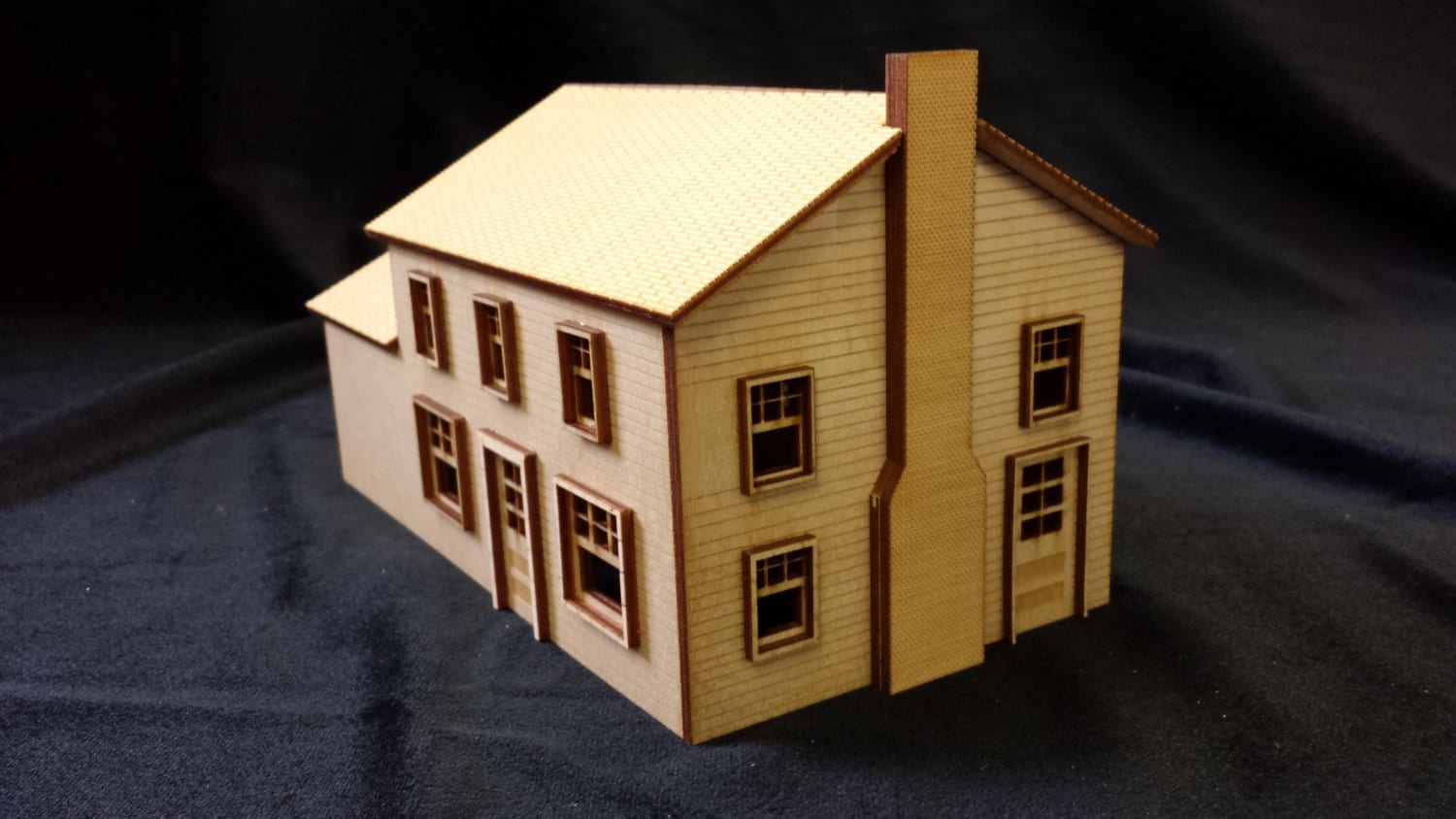 O Scale House Kit Model Railroad Train Building On30 Scale Etsy