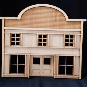 O Scale House Store Front Kit Model Railroad Train Building On30 Scale