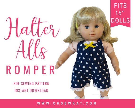 Printable Doll Clothes Sewing Patterns