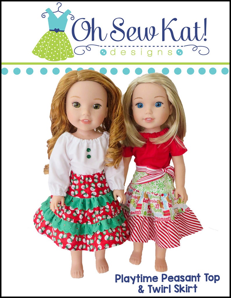 Wellie Wishers Doll Clothes Sewing Pattern fits 14.5 Etsy