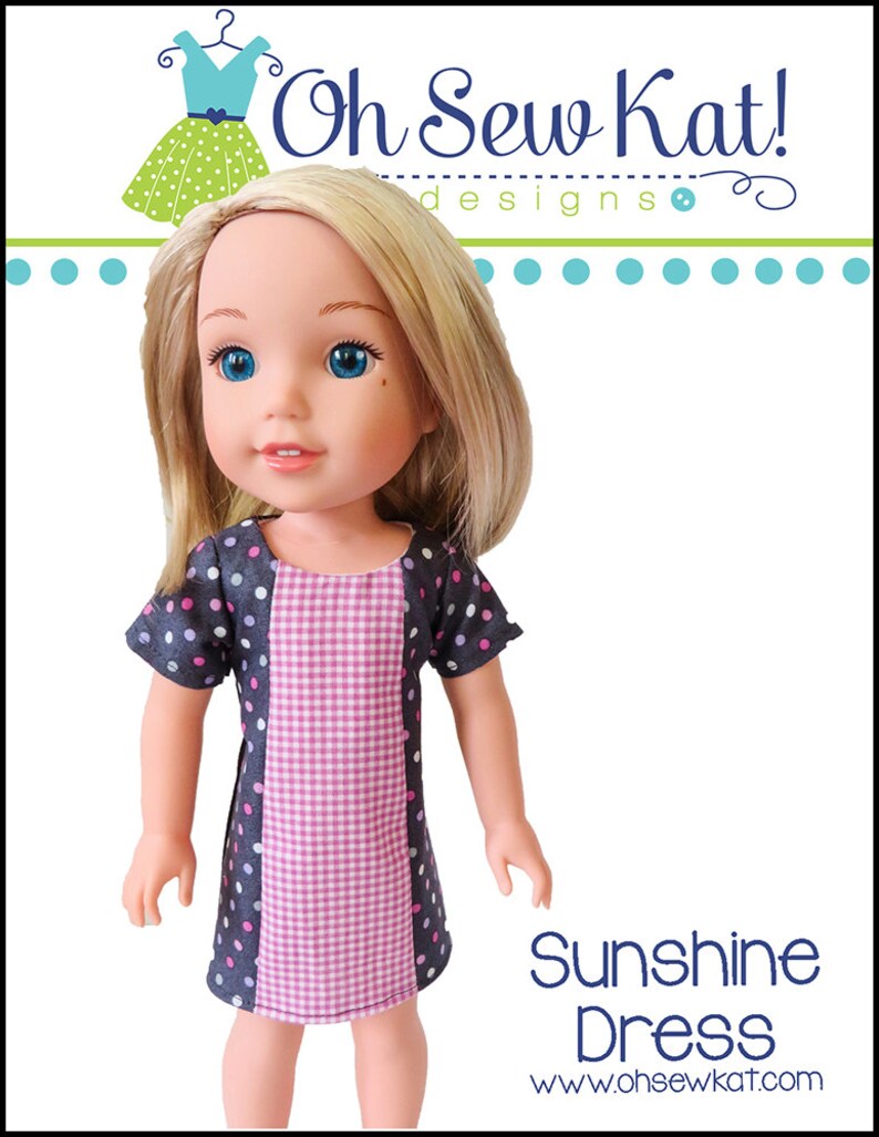 Doll Clothes Sewing Pattern to Fit 14 Inch Dolls Sunshine Etsy