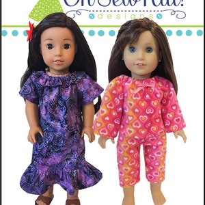 18 inch doll clothes PDF Sewing Pattern Bundle for 18 inch American Girl ® Doll Clothes 4 patterns ePattern easy to sew doll clothes image 4