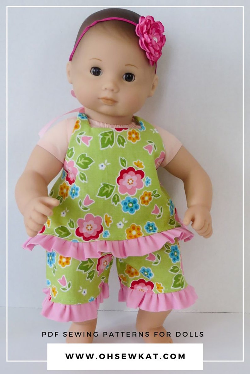 Bitty Baby Doll Clothes Printable Sewing Pattern 15 inch Etsy Bitty Baby Doll Clothes Printable Sewing Pattern 15 inch Etsy