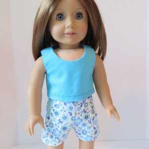 18 Inch Doll Clothing Sewing Pattern Popsicle Crop Top Doll - Etsy