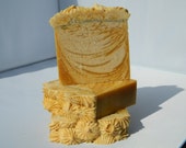 Soap, cold process, handmade, artisan Lemon Cake