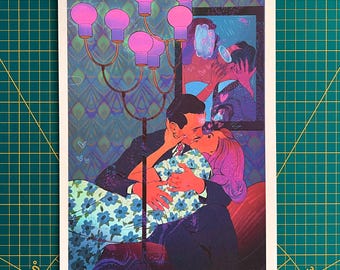 Astral Kiss - Lovely illustration by DominikG