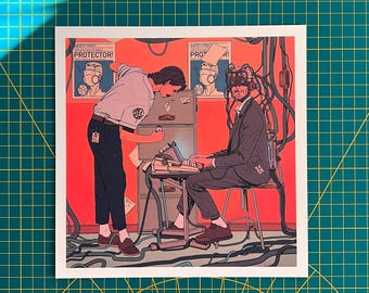 The Bürocrat - Crazy illustration by DominikG