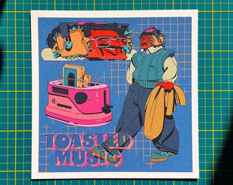 Toasted Music - Playful illustration by DominikG
