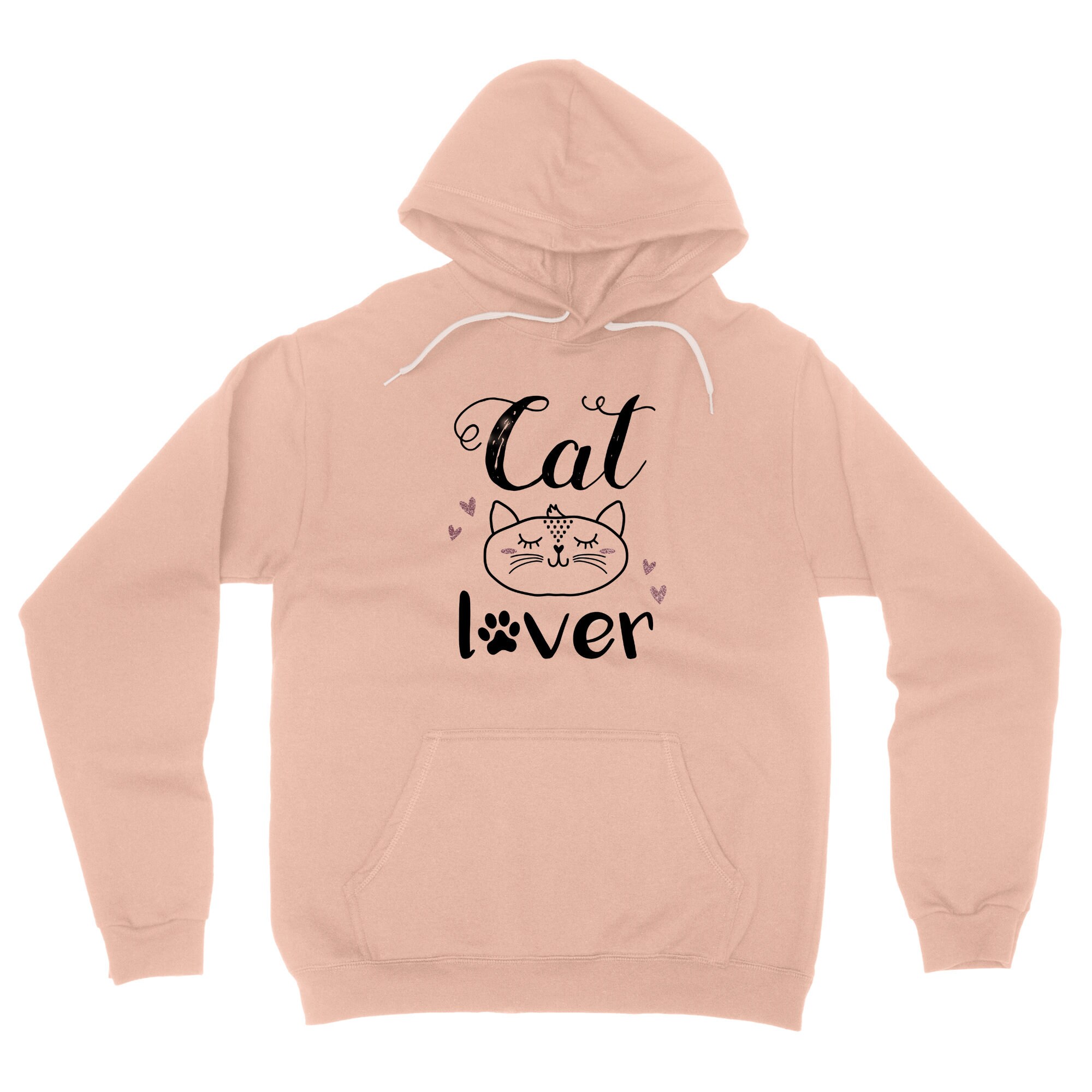Cat Lover Hoodie, Cozy Sweatshirt for Cat Mom, Plus Size Gift Etsy.de