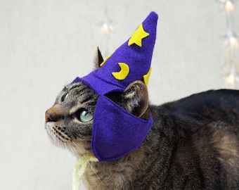 Wizard Hat for Cats- Glow in the dark!