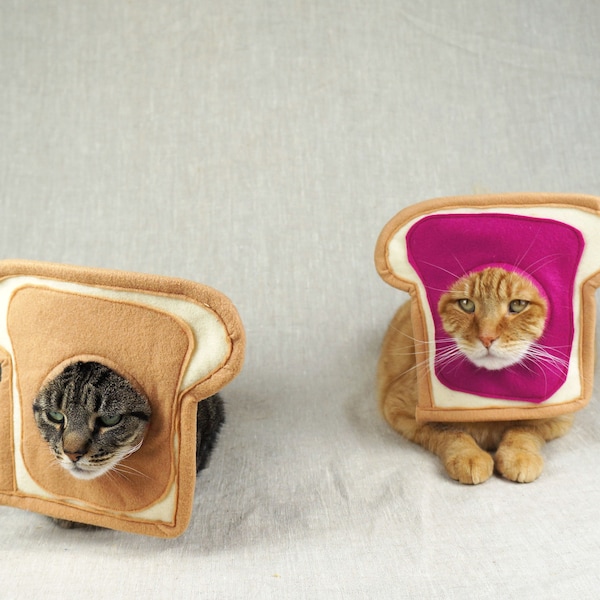 Peanut Butter and Jelly Couples Costume for Cats