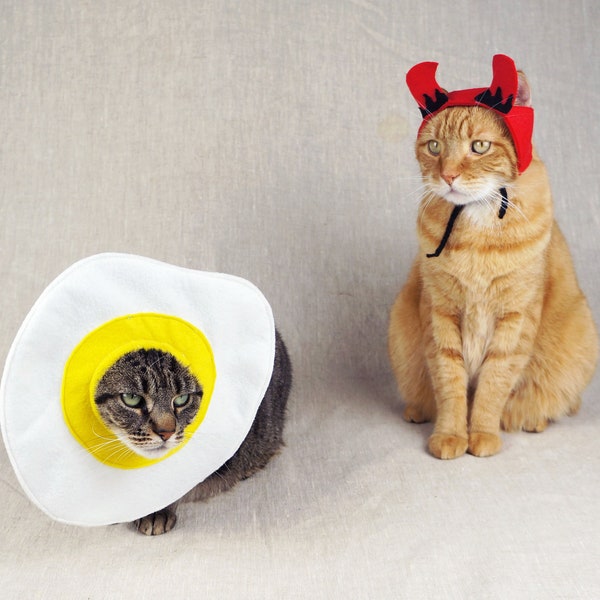 Deviled Egg Couples Costume for Cats