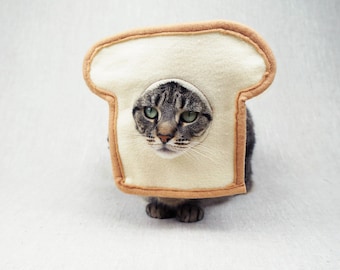 Bread Cat Costume for Cats