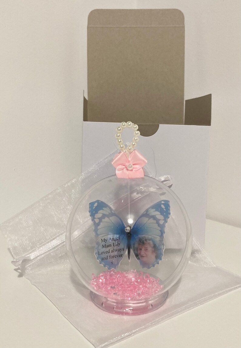 Memory Bauble Memorial Loved One Memory Bauble Family Etsy