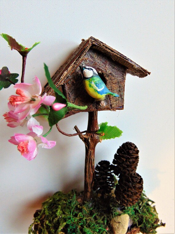 Spring Fairy birdhouse fairy garden bird house fairy garden Etsy
