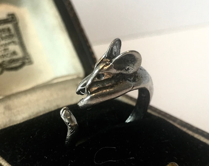 Mouse Ring, Artisan Mouse Ring, Mouse Ring, Mouse Jewellery, delightful piece